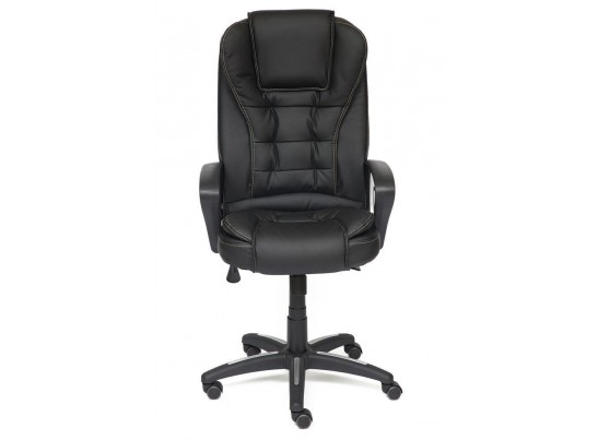 Кресло BARON (кожзам/черный/перфорированный) в Набережных Челнах