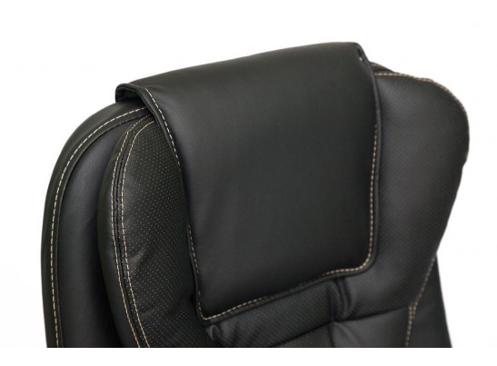 Кресло BARON (кожзам/черный/перфорированный) в Набережных Челнах