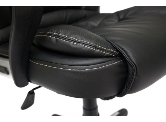 Кресло BARON (кожзам/черный/перфорированный) в Набережных Челнах