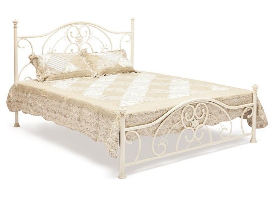 Кровать металлическая ELIZABETH 180 Античный белый (Antique White)