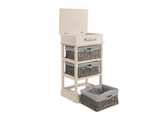 Тумба с 3 корзинами и ящиком Secret De Maison OUVERTURE 3 ( mod. 4336 )