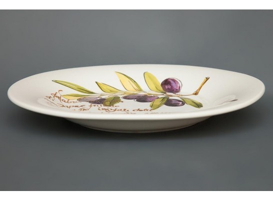 OLIVES Salad plate ( mod. C/1176 ) | Тарелка для салата "ОЛИВКИ"