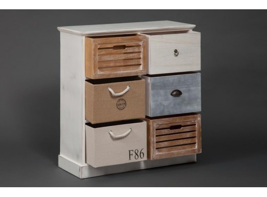 Тумба с 6 ящиками Secret De Maison MARITIME 6 ( mod. HX16-006NS )