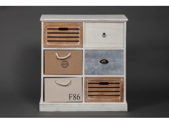 Тумба с 6 ящиками Secret De Maison MARITIME 6 ( mod. HX16-006NS )