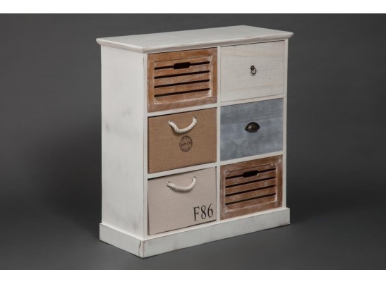 Тумба с 6 ящиками Secret De Maison MARITIME 6 ( mod. HX16-006NS )