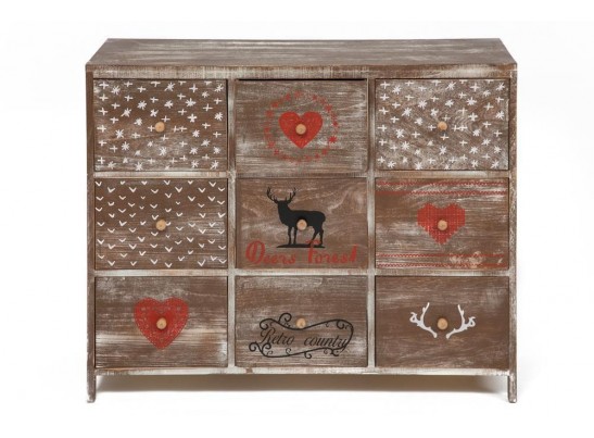 Комод с 9 ящиками Secret De Maison CHRISTMAS 9 ( mod. HX16-007NS )