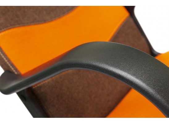 Кресло BAGGI (ткань/коричневый/оранжевый) в Набережных Челнах