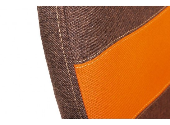 Кресло BAGGI (ткань/коричневый/оранжевый) в Набережных Челнах