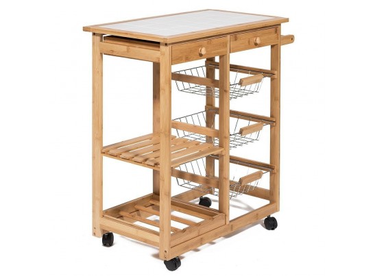 Столик передвижной кухонный разделочный (mod. JW3-2063)