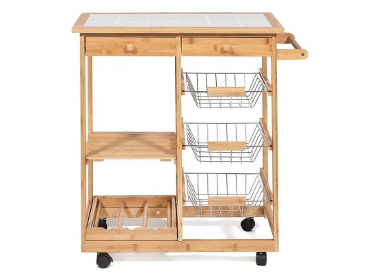 Столик передвижной кухонный разделочный (mod. JW3-2063)