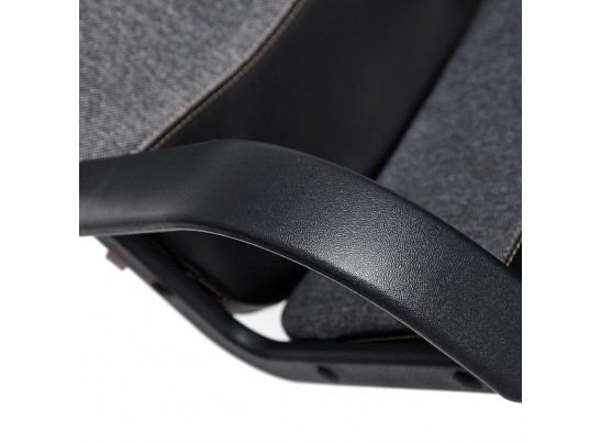 Кресло BAGGI (кожзам/ткань/черный/серый) в Набережных Челнах