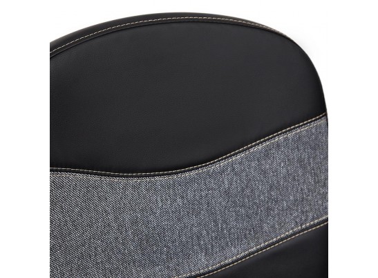 Кресло BAGGI (кожзам/ткань/черный/серый) в Набережных Челнах