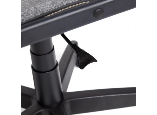 Кресло BAGGI (кожзам/ткань/черный/серый) в Набережных Челнах