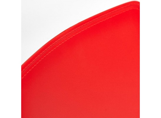 Стул GENIUS (mod 75) красный/ножки хром