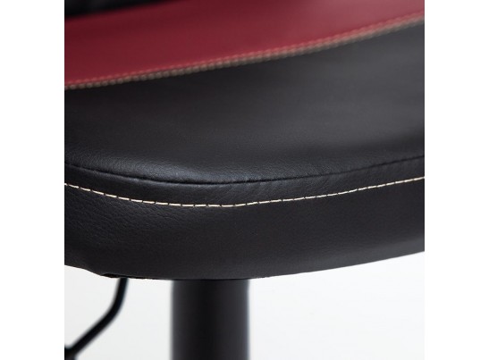 Кресло BAGGI (кожзам/черный/бордо) в Набережных Челнах