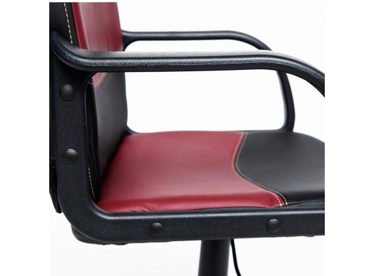 Кресло BAGGI (кожзам/черный/бордо) в Набережных Челнах