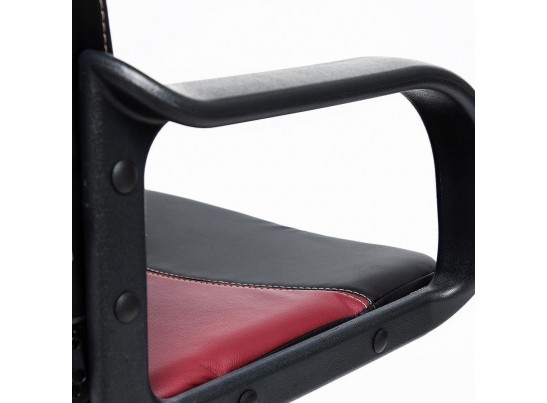 Кресло BAGGI (кожзам/черный/бордо) в Набережных Челнах