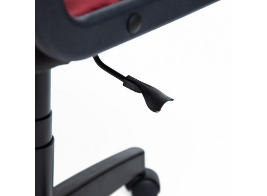 Кресло BAGGI (кожзам/черный/бордо) в Набережных Челнах