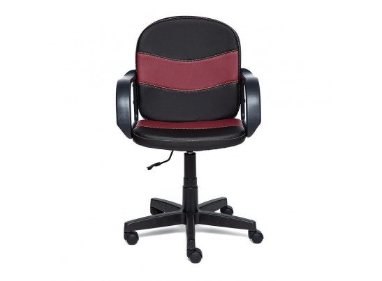 Кресло BAGGI (кожзам/черный/бордо) в Набережных Челнах