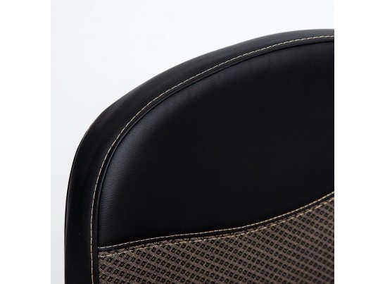 Кресло BAGGI (кожзам/ткань/черный/бежевый) в Набережных Челнах