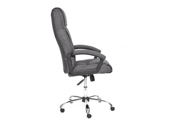 Кресло BERGAMO хром (ткань/темно-серый) в Набережных Челнах