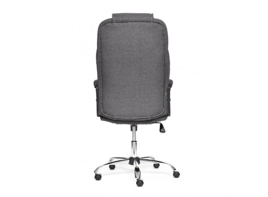 Кресло BERGAMO хром (ткань/темно-серый) в Набережных Челнах