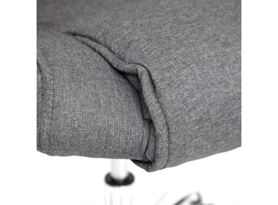 Кресло BERGAMO хром (ткань/темно-серый) в Набережных Челнах