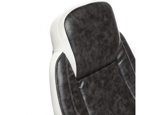 Кресло BAZUKA (кожзам/серый/белый) в Набережных Челнах