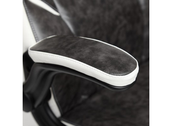 Кресло BAZUKA (кожзам/серый/белый) в Набережных Челнах