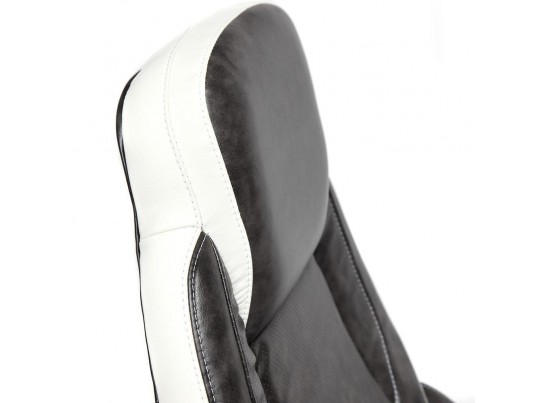 Кресло BAZUKA (кожзам/серый/белый) в Набережных Челнах
