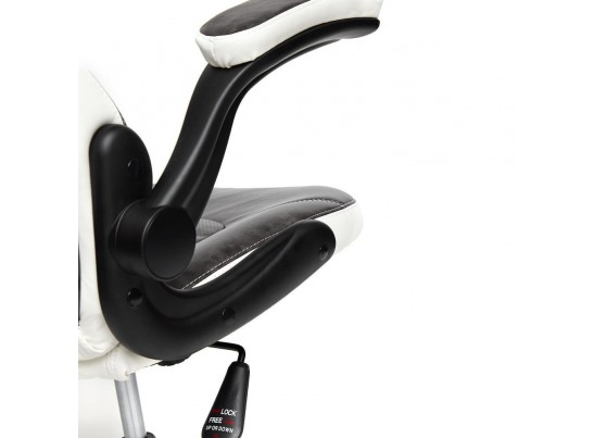 Кресло BAZUKA (кожзам/серый/белый) в Набережных Челнах