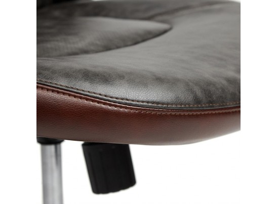 Кресло BAZUKA (кожзам/серый/коричневый) в Набережных Челнах