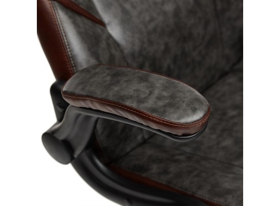 Кресло BAZUKA (кожзам/серый/коричневый) в Набережных Челнах