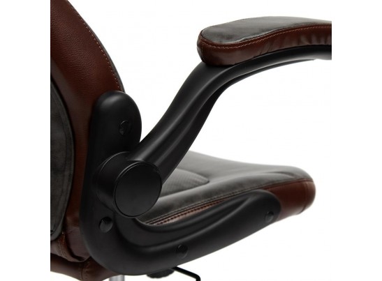 Кресло BAZUKA (кожзам/серый/коричневый) в Набережных Челнах