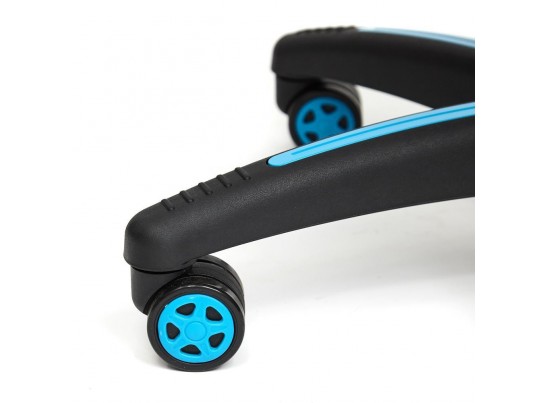 Кресло BAZUKA (кожзам/серый/голубой) в Набережных Челнах