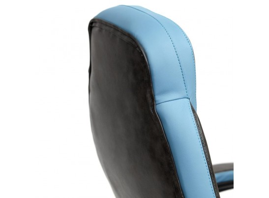 Кресло BAZUKA (кожзам/серый/голубой) в Набережных Челнах
