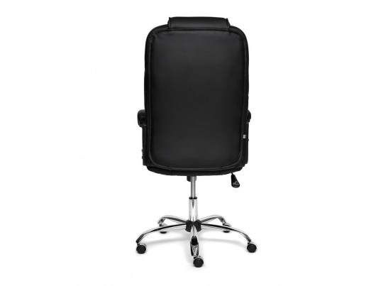 Кресло BERGAMO хром (кожзам/черный) в Набережных Челнах