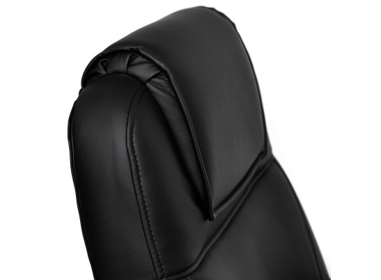 Кресло BERGAMO хром (кожзам/черный) в Набережных Челнах