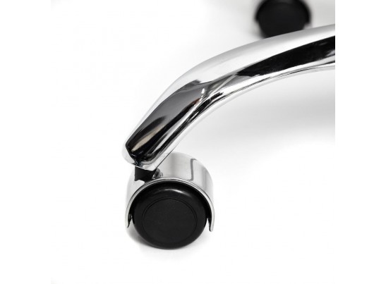 Кресло BERGAMO хром (кожзам/черный) в Набережных Челнах