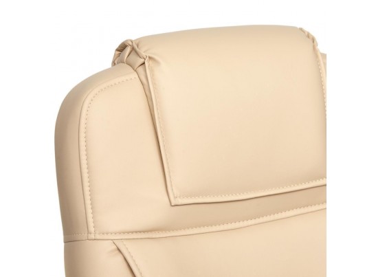 Кресло BERGAMO хром (кожзам/бежевый) в Набережных Челнах