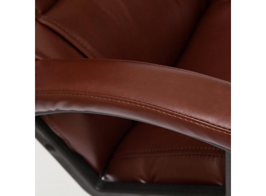 Кресло BERGAMO (кожзам/коричневый) в Набережных Челнах