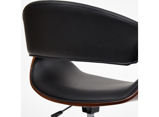 Кресло BEND (орех/кожзам/черный) в Набережных Челнах