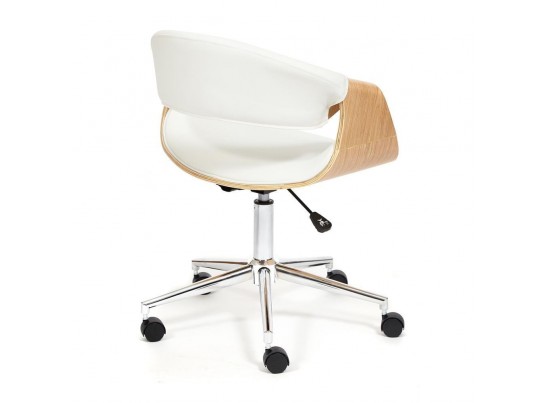 Кресло BEND (натуральный/кожзам/белый) в Набережных Челнах