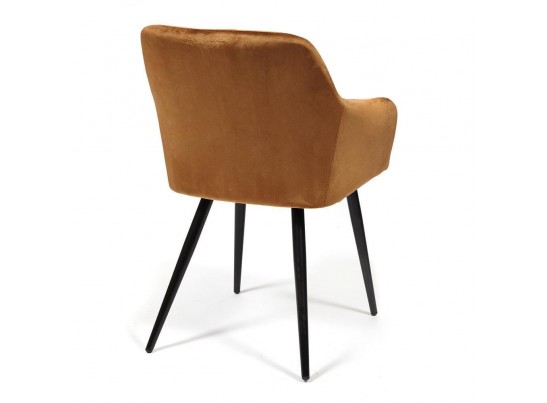 Кресло BEATA (mod. 8266/металл/ткань/коричневый) в Набережных Челнах