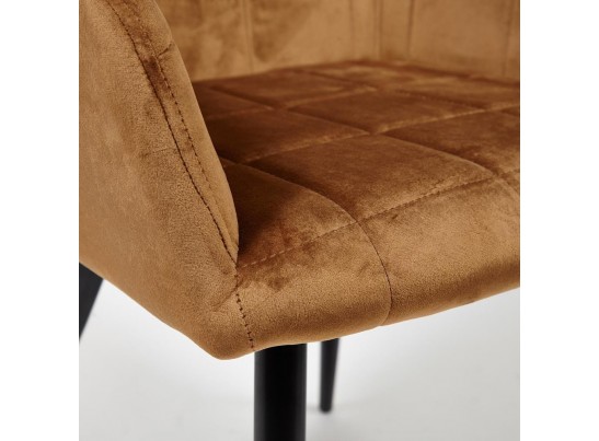 Кресло BEATA (mod. 8266/металл/ткань/коричневый) в Набережных Челнах