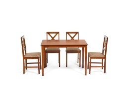 Обеденный комплект эконом Хадсон (стол + 4 стула)/ Hudson Dining Set