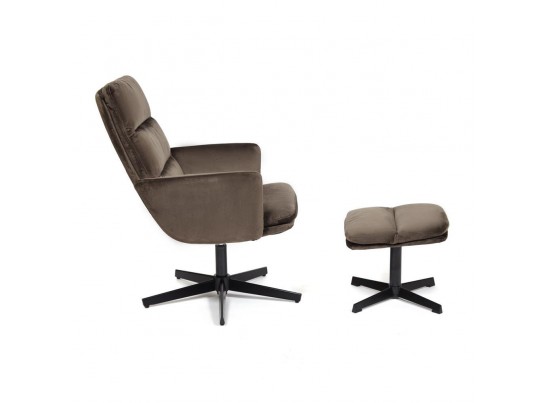 Кресло ALFRED с банкеткой (mod. DM7574-1)