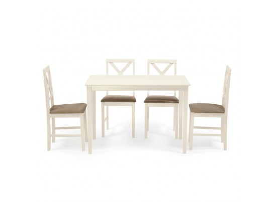 Обеденный комплект эконом Хадсон (стол + 4 стула)/ Hudson Dining Set