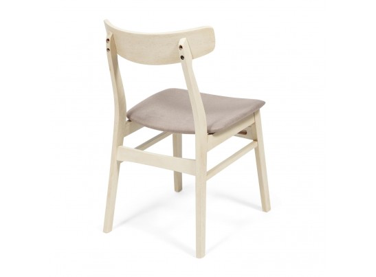 Стул с мягким сиденьем Rabat (дерево гевея/античный белый) в Набережных Челнах