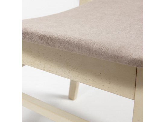 Стул с мягким сиденьем Rabat (дерево гевея/античный белый) в Набережных Челнах